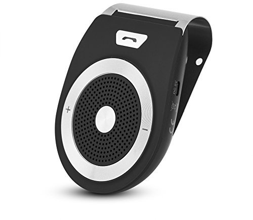 Lazmin Appels sans Fil de Voiture/Kits Haut-Parleur, kit Mains Libres Bluetooth pour appareils Smartphone