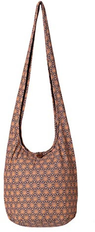 PANASIAM Shoulderbag Asanoha Design in grey, L