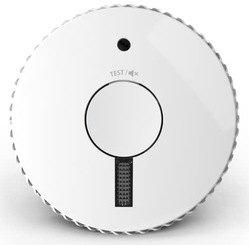 FireAngel Optischer Rauchmelder mit Notleuchte - FA6111-INT Rauchwarnmelder 10 Jahre Laufzeit für Zuhause - Austauschbare Batterien mit 3 J Laufzeit - Frühzeitige Raucherkennung- ST-623E Ersatz - Weiß