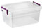 BH | 2L - 2 PCS Clear Plastic Storage Box with Lids | Storage Containers Use for Home, office, Kitchen, Toys and Goods (2 Litres) - By BEST HOUSE