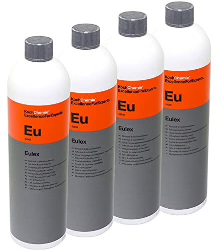 MVH Bockauf Eulex Koch Chemie Lot de 4 flacons de 1 l de détachant pour colle et taches