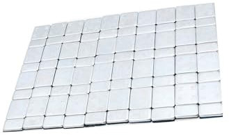 Partuto 10pcs Self Adhesive Tire Wheel Balance Weights Strips 136x20mm Replacement