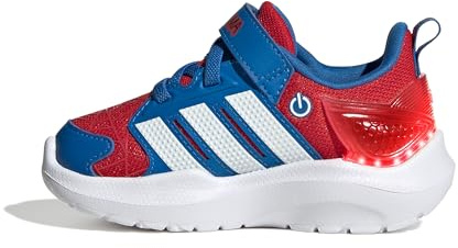 adidas Unisex-Baby Marvel Lightorama Spider-man, Better Scarlet/White/Bright Royal, 8.5