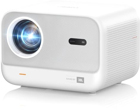 [Sound by JBL & High Brightness] Yaber Projector with WiFi and Bluetooth, Auto Focus/Keystone Correction, 3D Sound Movie Proyector, Portable projector for Home & Outdoor
