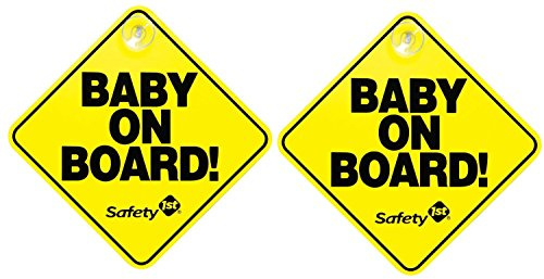 Safety 1st Baby On Board Sign, 2-Pack