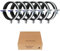 neverest® RS 80mm - Abrazadera de Tubo con Junta de Goma Rosca M8/M10-6 Piezas