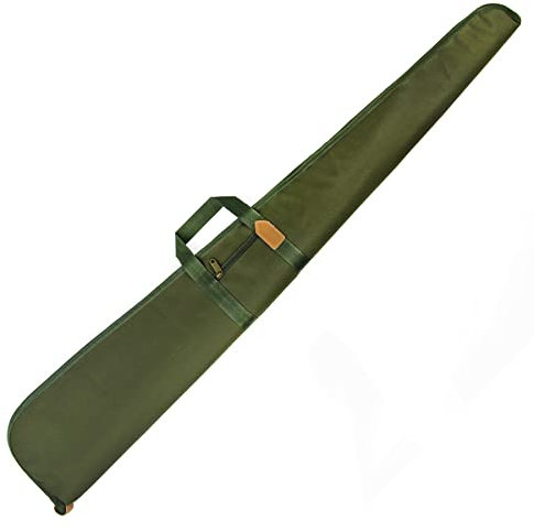 GUGULUZA Tactical Rifle Case Verdickte Long Shotgun Bag Gun Case Perfekt für Jagd und Schießen (Grün - 130 cm)