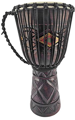 Kinder Trommel Djembe Darbuka Bongo Premium Rasta Style Sehr guter Klang 40cm U6