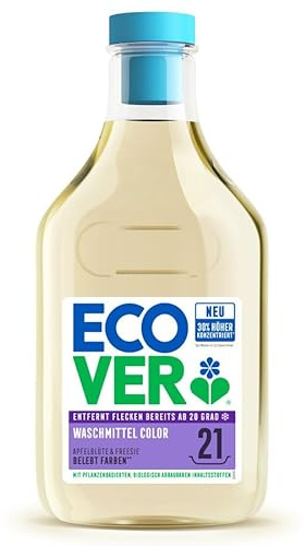 Ecover tvättmedel färg, äppelblomma och fresia, 750 ml