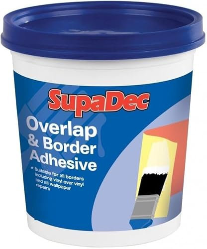 SupaDec Overlap & All Border Wallpaper Repair Vinyl Adhesive Paste Glue New 500g