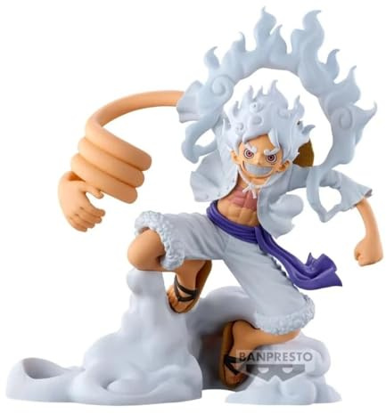 Banpresto Figura d'azione da collezione Monkey D. Luffy One Piece - FL Gear5 Volume 1, 10 cm - BP89477P Multicolore, ideale per i fan degli anime