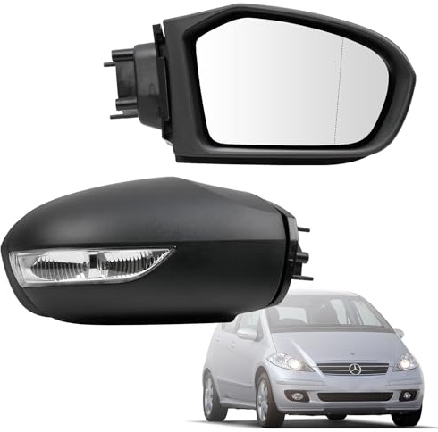 Convitex Specchietto Retrovisore Esterno per MERCEDES Classe A W169 2004-2008, per mb Classe B W245 2005-2008 Destro Dx