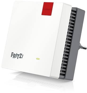 FRITZ!Repeater 1700 | Wi-Fi 7 fino a 3.600 Mbit/s | Compatto e potente | Innovativa tecnologia Wi-Fi Mesh | Configurazione facile | Massima sicurezza con WPA3/WPA2 | Made in Europe