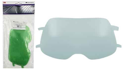 3M Speedglas Klar Polycarbonat Ersatzlinse für Speedglas Schweißhelme 9100 FX, 9100 FX Air, 9100 MP, 9100 MP-Lite, Packung a 5 Stück