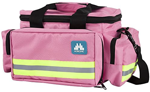 Mobiclinic, Notfalltasche, Erste-Hilfe-Tasche, Europäische Marke, Gepolstert, Große kapazität, 21 l, Mehrere innen- und außentaschen, Gummibänder, Reflektoren, 44x25x27, Farbe rosa