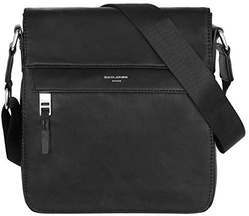 David Jones - Herren Umhängetasche PU Leder- Kleine Schultertasche Viele Fächer Taschen - Mann Messenger Crossbody Bag - Umhänge Handtasche Business City Arbeit Reise Elegant Täglichen - Mit Klappe