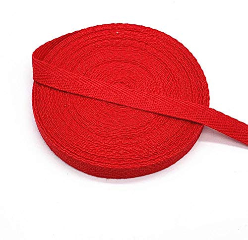 MoonyLI 2 cm bomull band band band band 50 meter snedband GDS snedband elastiskt röd