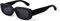 MG.Haus Sonnenbrille Damen Vintage Rechteckige Sonnenbrille 90s Retro Schmale Brille UV400-Schutz Sunglasses Kleine rechteckige für Damen Herren Unisex