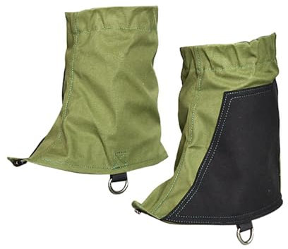 MiOYOOW 1 Paar Kurze Gamaschen, Niedrige Knöchelgamaschen, wasserdichte Beingamaschen, Schuhgamaschen mit Kordelzug, zum Wandern Jagen Spazierengehen Rucksackreisen Klettern