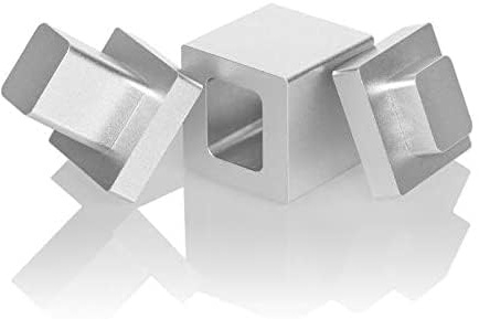 YEICXOH Pre Press Mold Aluminium Pre-Press Mold & Pressing Mold (Silver 1x1)