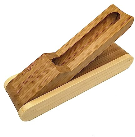 Boîte À En Bois Porte-stylo Unique Brosse Avec Couvercle Organisateur De Papeterie Bureau Fournitures Bureau Instruments D'écriture Conteneur Bambou Crayon