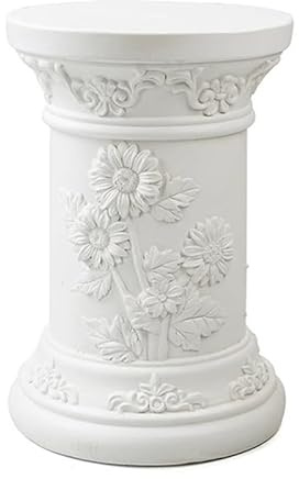 XLIHAWY Colonne Romaine, Jardinières Hautes pour Plantes D'extérieur, Style Rétro Présentoir sur Piédestal pour Terrasse Véranda Jardin Décoration Porte D'entrée(B)