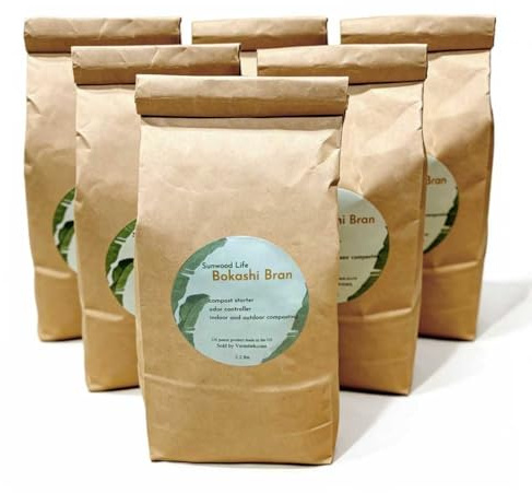 Sunwood Life ®Premium Bokashi Bran- 13.2 lbs- Excellent for Food Waste Composting, Garden and Pet Ordors Congrol (2)