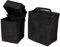 Multifunction Large Capacity Black Folding Marker Pen Canvas Pencil Case Pen Storage Bag Can Hold 24-80 pcs Markers Pen (S and L)