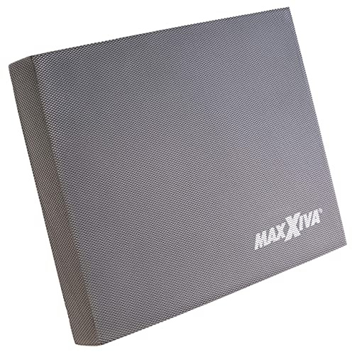 MAXXIVA Balancepad Fitness 50x40x6 cm Wackelpad Fitness-Zubehör Fitness-Training Fitness-Gerät Yoga Gymnastik Pilates Physiotherapie (Grau)