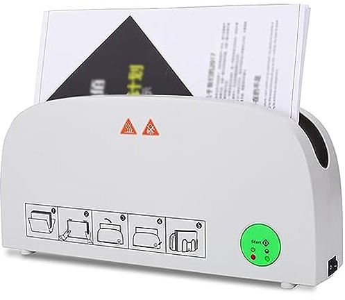 BOBVB Máquina de encuadernación de fusión en Caliente eléctrica Mini máquina de encuadernación térmica A4 Kit de encuadernación de Canto de Libro A4 con Grosor máximo de encuadernación de 33 mm,