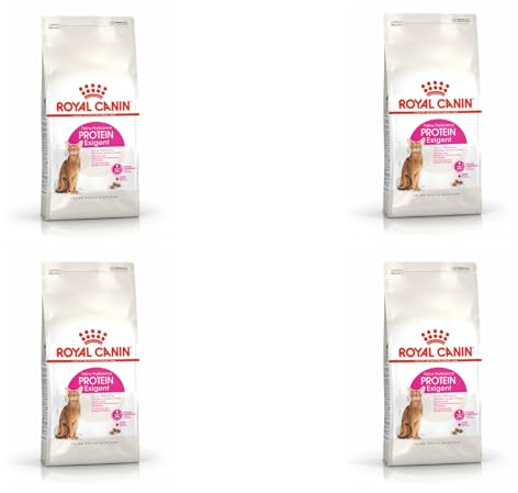 Royal Canin Protein Exigent | Pack de 4 | 4 x 400 g | Aliment Complet pour Chats particulièrement Difficiles à partir de 12 Mois | Contient Un apport énergétique spécialement adapté