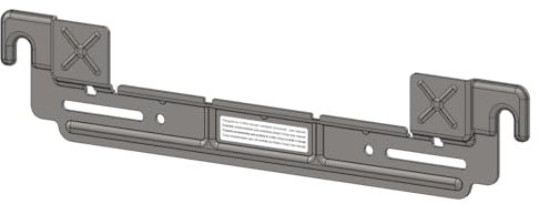 Ariston INSTAFIX, Support Mural Sans Perçage pour Chauffe-Eau Électrique Ariston, Compatible VELIS - LYDOS - PRO1, Conçu et fabriqué pour être installé en France