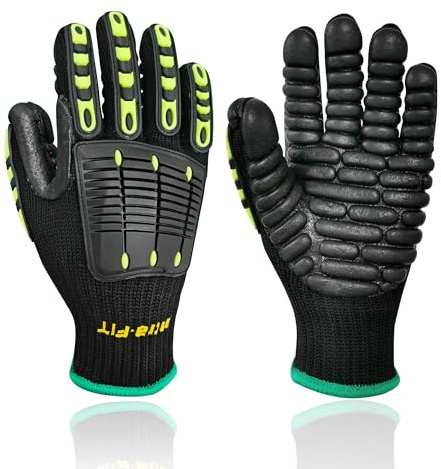 Intra-FIT Anti Vibration Work Gloves, ISO 10819:2013 Certified |Impact Reduction Safety Gear