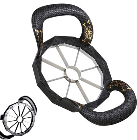 Tagliafrutta E Affettatrice,Tagliafrutta in Metallo - Tagliaverdure E Denocciolatore, Utensile Da Cucina Resistente Per 12 Fette Uniformi Di Pesche