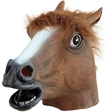 Bristol Novelty BM160 hästmask, brun, en storlek