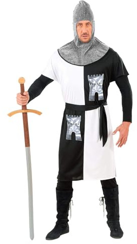 W WIDMANN MILANO Party Fashion - Costume da guerriero medievale, cavaliere, soldato, combattente, costumi di carnevale