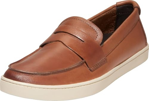 Cole Haan Men's Pinch Weekender Penny, British Tan/Angora, 8-M US