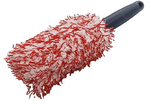 Cura della manutenzione del veicolo | Pulizia dei dettagli auto | Spazzole morbide per la pulizia delle ruote, spazzola per manutenzione del veicolo, spazzola per ruote con manico lungo, pulizia delle