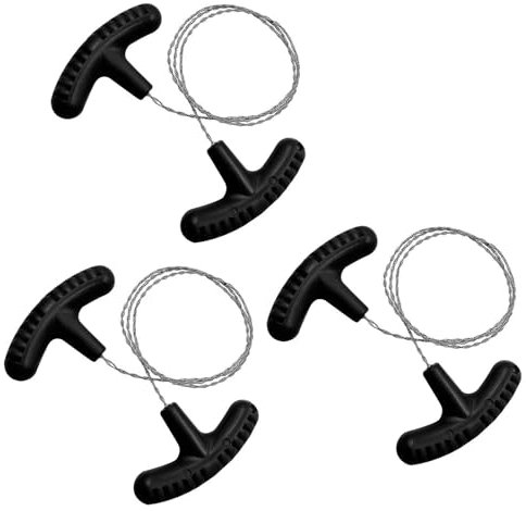 3 Piezas Sierra De Bolsillo De Acero Inoxidable, 70 Cm Mini Sierra De Alambre De Acero Inoxidable Total, Sierra De Alambre PequeñA Y Manejable, Ideal Para Exteriores, Camping, Caza