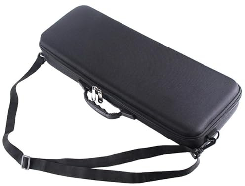 Bolsa rígida rígido para cañas Pescar, maletín de Almacenamiento para cañas de Pescar, Estuche Desmontable, Gran Capacidad, Mango de EVA