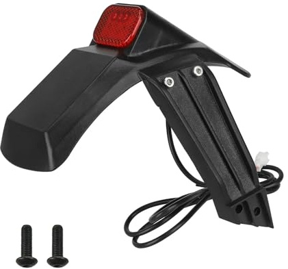 myBESTscooter Garde-boue arrière avec support de plaque d'immatriculation pour scooter électrique Kukirin G2 Pro DB