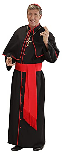 W WIDMANN MILANO Party Fashion - Costume Cardinal, Tunique, Ecclésiastique, Prêtre, Costumes de Carnaval