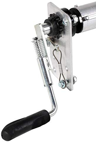 ATP - Aluminum Dump Tarp Roller Kit for Dump Trucks & Trailers — Vehicle Grade Aluminum Telescoping Roller, Quick-Install, Includes Mesh Tarp, Rope, Mounting Brackets, Bolts & Hardware (6'6 X 12')