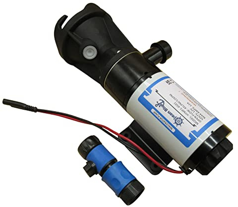 Macerator Toilet Waste Pump 12V (Sewage Grinder Bathroom WC Marine Ocean Blue)
