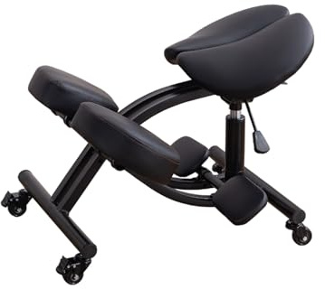 Genérico Taburete de Oficina de Altura Ajustable, Silla ergonómica de Rodillas, Taburete de computadora con Buena Postura, for aliviar el Dolor de Espalda y Cuello.(Color 1)