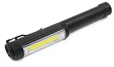 CFG Calamito LED Torcia elettrica con clip Nero
