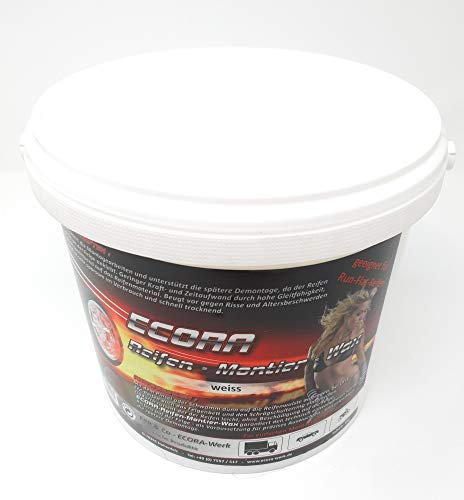 DWT-Germany 101292 5kg Reifenmontagepaste Montagewax Reifenmontierpaste Montagepaste Weiß