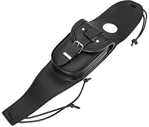 Nikou Borsa del serbatoio del carburante - Pannello di copertura del tappo del serbatoio del carburante in pelle PU for moto con custodia