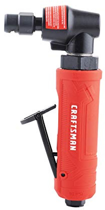 CRAFTSMAN 1/4-in Angle Die Grinder with Spindle Lock, 21,000 RPM High-Speed Power, Angled Head for Tight Areas, Built-in Muffler, Ergonomic Insulated Handle