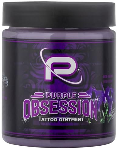 Proton - Colours Obsession - Tattoo Butter - Made by Nature - Purple - 250ml / 8.5 Oz. Crema para proceso tatuaje y curar. Violeta - Morada